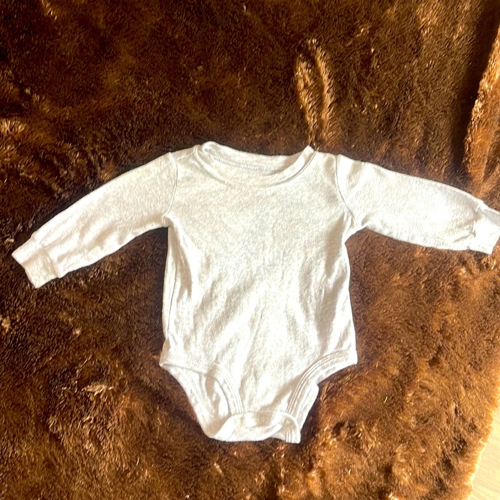 Carters Grey onesie
